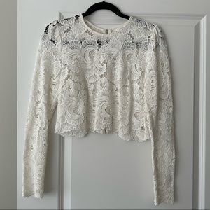 White Lace A.L.C. Top